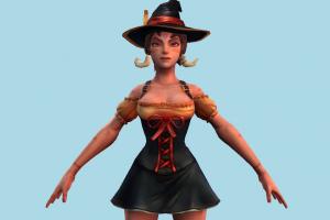 Nidalee Woman witch, woman, halloween, lady, girl, female, people, human, character